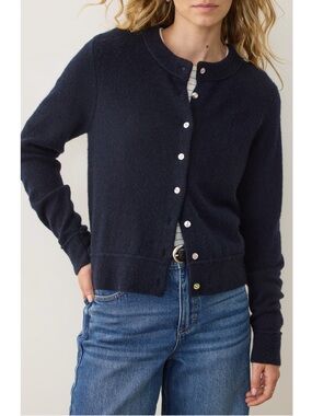 Marine Layer Sausalito Navy Cardigan New!